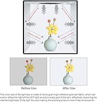 DEPTHLAN Foldable Photo Box 12 Background Colors LED Studio Kit — image 5