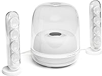 Harman Kardon SoundSticks 4 – White 2.1 Bluetooth Speaker System — image 1