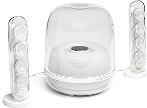 Harman Kardon SoundSticks 4 – White 2.1 Bluetooth Speaker System Review