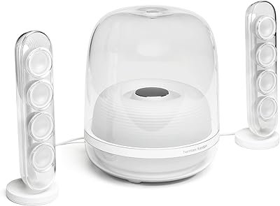 Harman Kardon SoundSticks 4 – White 2.1 Bluetooth Speaker System