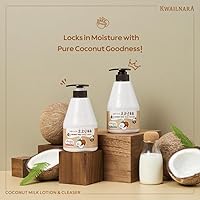 Kwailnara WELCOS Coconut Milk Body Lotion & Body Wash Set 560g — image 2