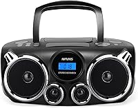 Riptunes Portable CD Player Bluetooth Stereo Boombox — image 1