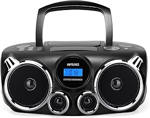 Riptunes Portable CD Player Bluetooth Stereo Boombox Review