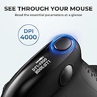 DeLUX Seeker M618XSD Wireless Ergonomic Vertical Mouse — image 3