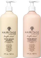 Hairitage Biotin + Castor Oil Shampoo and Conditioner Set 21oz — image 1