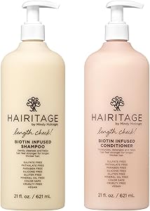 Hairitage Biotin + Castor Oil Shampoo and Conditioner Set 21oz Review