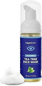 Heyedrate Tea Tree Oil Foaming Face Wash and Eyelid Cleanser 1.7oz Review