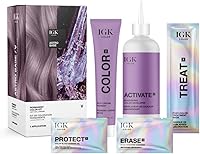 IGK Permanent Hair Dye Color Kit - V Astro Babe Light Cool Lavender — image 2
