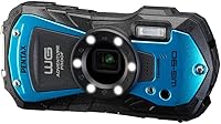 Pentax WG-90 Blue Waterproof Camera — image 1
