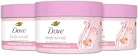 Dove Body Scrub White Peach & Crushed Rice 3 Count — image 1