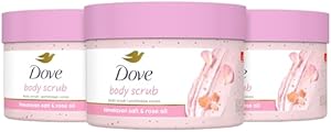Dove Body Scrub White Peach & Crushed Rice 3 Count