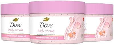 Dove Body Scrub White Peach & Crushed Rice 3 Count