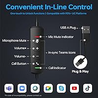 Blucalm UCH30 USB Wired Headset — image 5