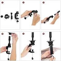 African Mannequin Head with 100% Human Hair, 9 Inch Curly — image 7