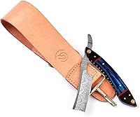 Qureshi Damascus Steel Straight Razor — image 1