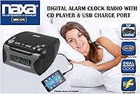 Naxa NRC175 Digital Alarm Clock Radio with CD Player — image 8