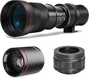 BM Premium 420-1600mm f/8.3 Manual Telephoto Zoom Lens for Canon RF Cameras