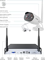 ZOSI 2K WiFi 6 Security Camera System 4-Camera Set with 1TB NVR — image 8