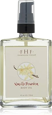 FarmHouse Fresh Vanilla Bourbon Body Oil 4 Fl Oz