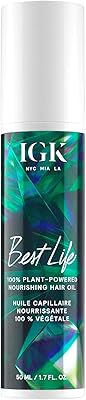 IGK Best Life 100% Plant Powered Nourishing Hair Oil 1.7oz
