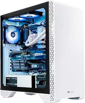 Thermaltake Glacier 360 Gaming Desktop, Ryzen 5 5600X, RTX 3060, 16GB RAM, 1TB SSD