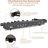 Tecmojo 1U Rack Mount PDU Power Distribution Unit — image 4