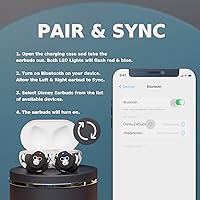 iJoy Mickey Mouse Bluetooth Earbuds with Charging Case — image 3