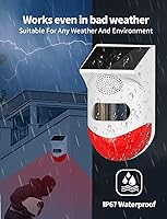 ChunHee Solar Strobe Alarm Light with Motion Sensor — image 6