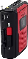 Jensen CR-100RB Retro Portable AM/FM Radio Cassette Player — image 5