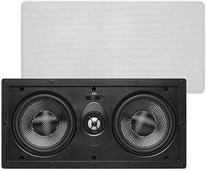 Monoprice 2-Way Carbon Fiber In-Wall Center Channel Speaker 5.25 Inch