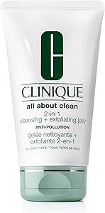 Clinique All About Clean 2-in-1 Cleansing + Exfoliating Jelly, 5 Fl Oz Review