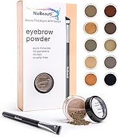 NuBeauti Natural Eyebrow Powder Kit - Medium Brown — image 1