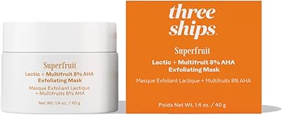 Three Ships Superfruit Lactic + Multifruit 8% AHA Exfoliating Mask 1.4 oz