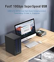 IO CREST 8-Bay Tool-Less SATA Hard Drive Enclosure, 22TB Capacity — image 8