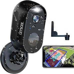 LETSCEE Wireless Security Camera 2K HD with Night Vision Review