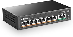 MokerLink 11-Port PoE Switch