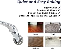 Antlu Saddle Stool Rolling Chair with Back Support — image 7