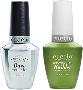 Cuccio LED/UV Universal Base Soak-Off & Brush-On Builder Duo Set 0.43oz Review
