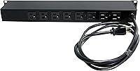 StarTech.com RKPW081915 8-Outlet 1U Rack Mount PDU Power Strip — image 3