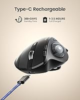 ProtoArc EM01 NL Wireless Trackball Mouse — image 6