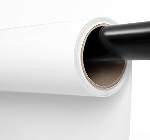 Kate Seamless Paper Backdrop 53″ x 16.4′ Arctic White