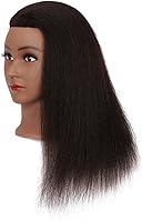 Hairginkgo Mannequin Head 14″ Real Hair Styling Training Head — image 2
