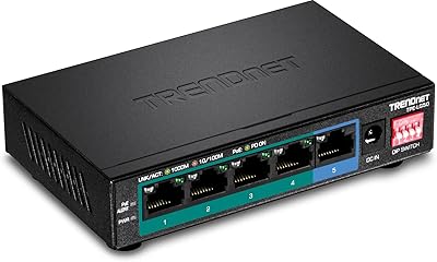 TRENDnet TPE-LG50 5-Port Gigabit Long Range PoE+ Switch