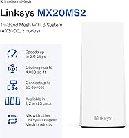 Linksys Atlas WiFi 6 Router MX2000 2-Pack — image 2