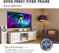 Akia Screens 100-inch Edge Free Fixed Frame Projector Screen — image 4