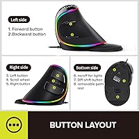 DeLUX M618Plus RGB Wired Ergonomic Mouse — image 6