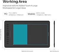 HUION Inspiroy H1161 Graphics Drawing Tablet — image 4