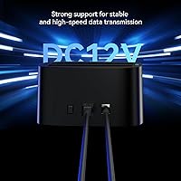 Cenmate Dual Bay Hard Drive Docking Station with Offline Clone 18TB Support — image 8