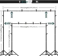 Maxztill 8.5x10 ft Backdrop Stand — image 2