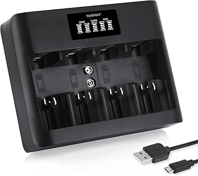 Tenergy TN486U 5-Bay Universal Battery Charger